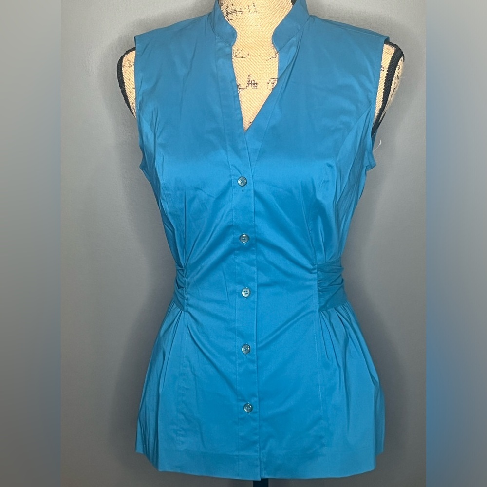 NWT - Women’s Alfani Blue Sleeveless Top